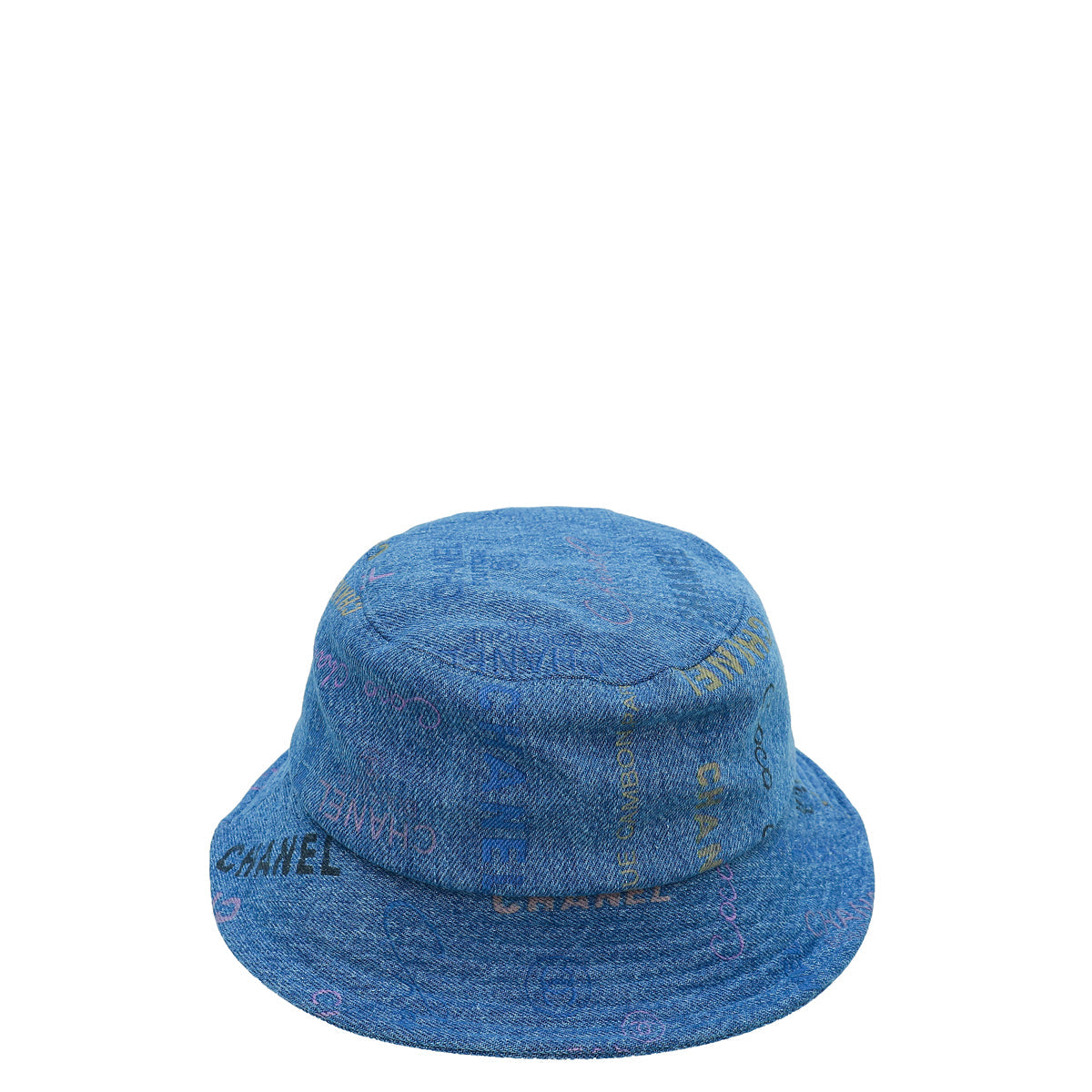 Chanel Blue Denim Mood Cloche Small Bucket Hat