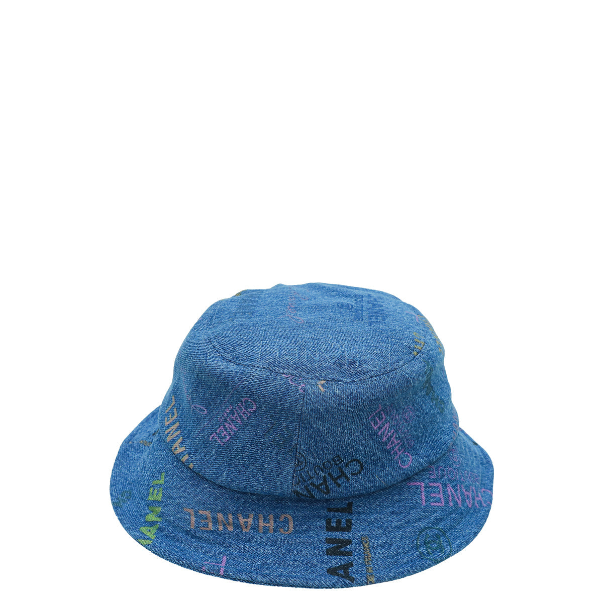 Chanel Blue Denim Mood Cloche Small Bucket Hat