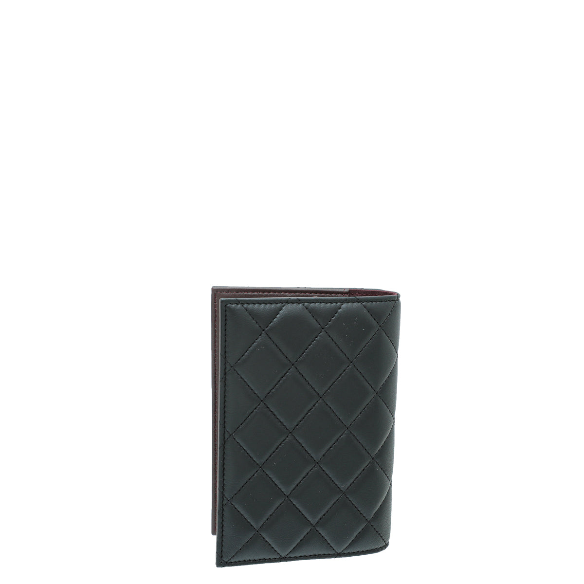 Chanel Black Classic Passport Holder