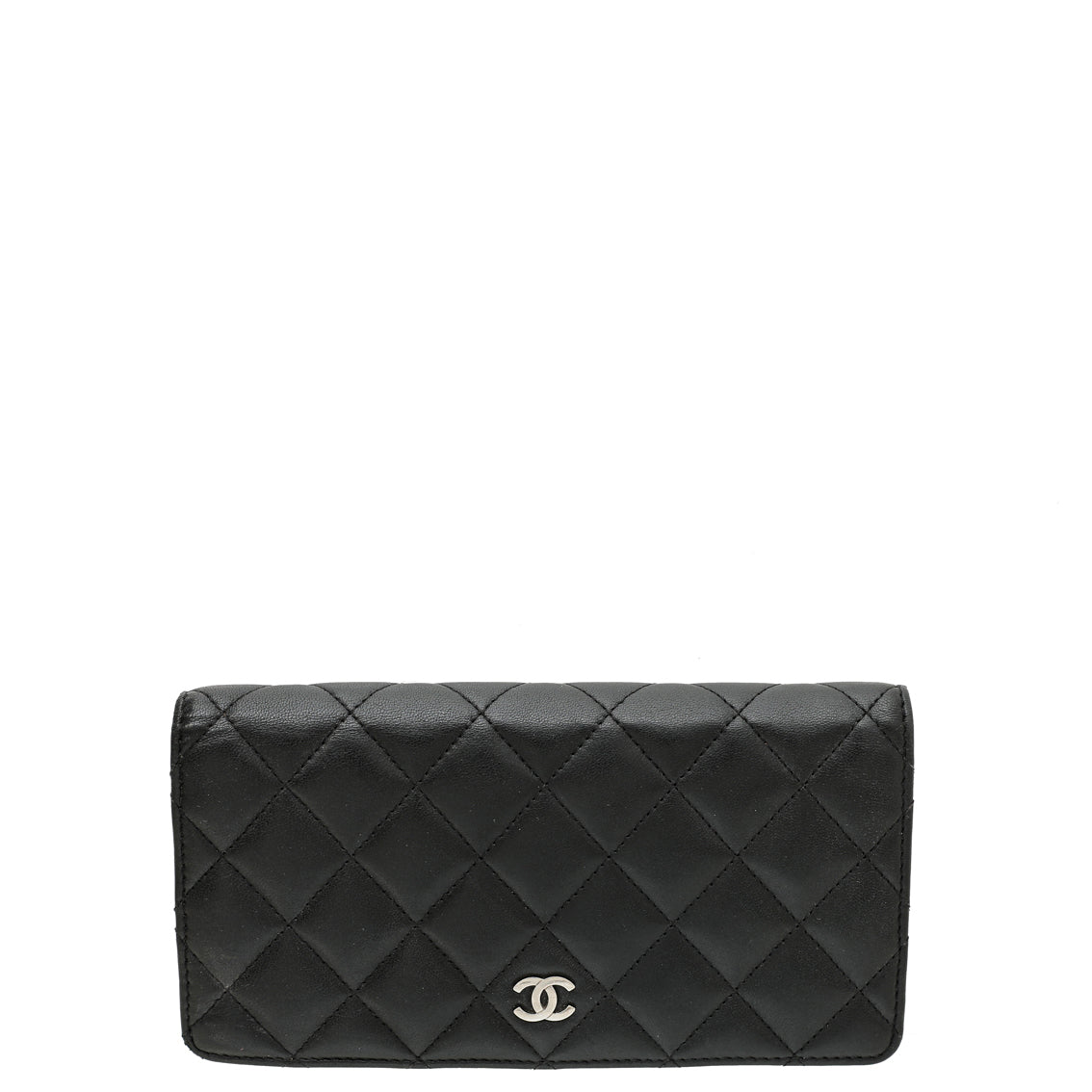 Chanel Black L Yen Wallet