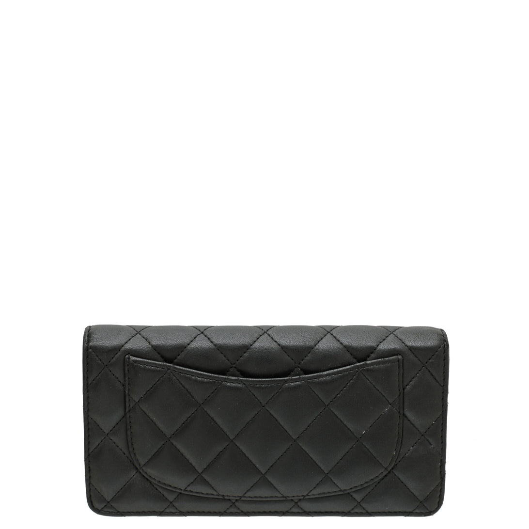 Chanel Black L Yen Wallet