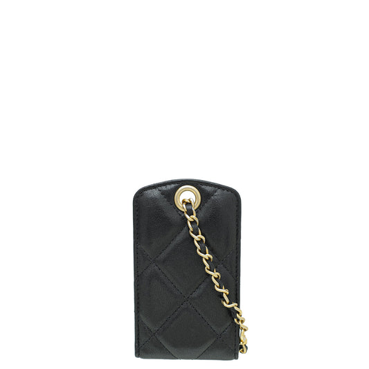 Chanel Black 19 Luggage Tag