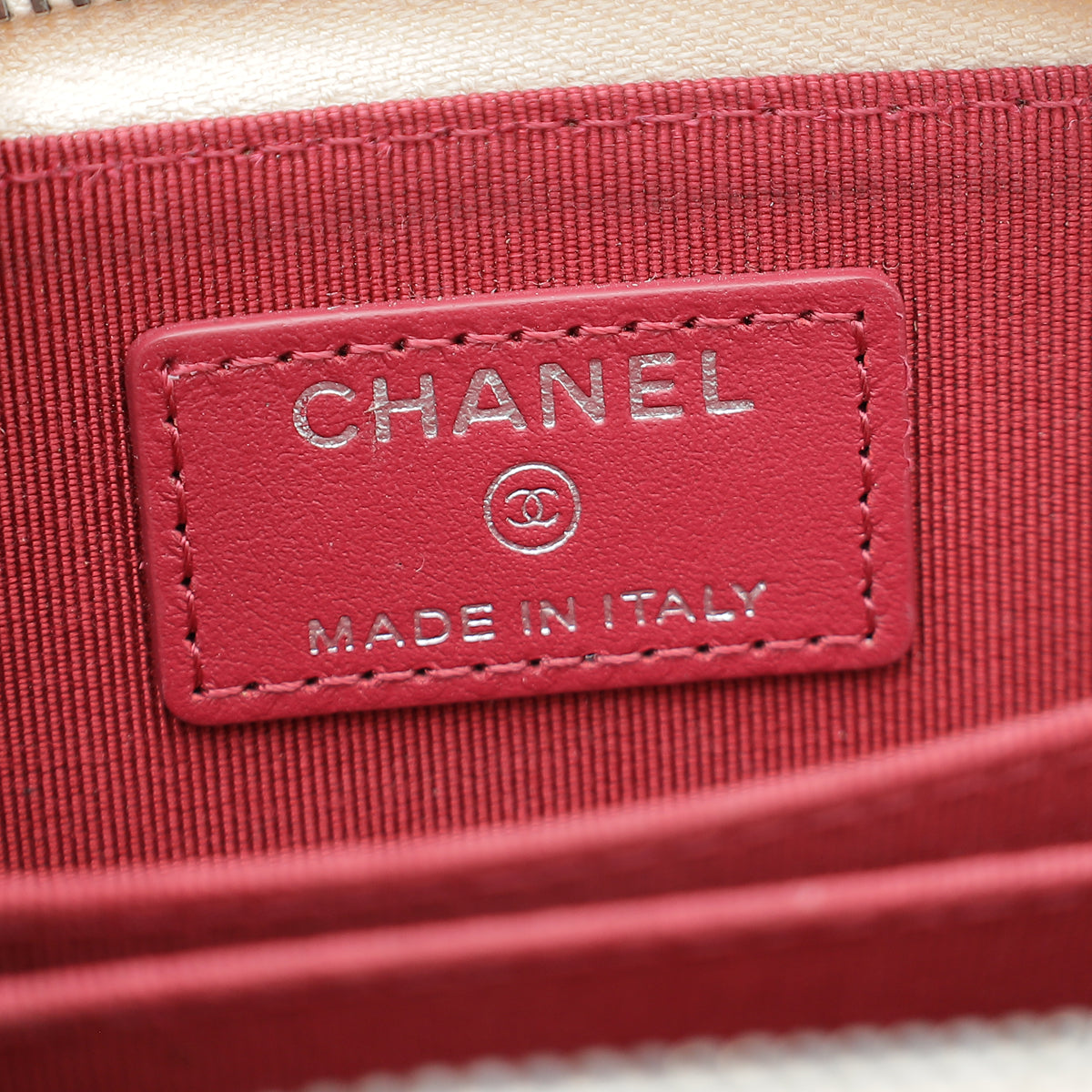 Chanel Bicolor CC Gabrielle Zip Coin Purse