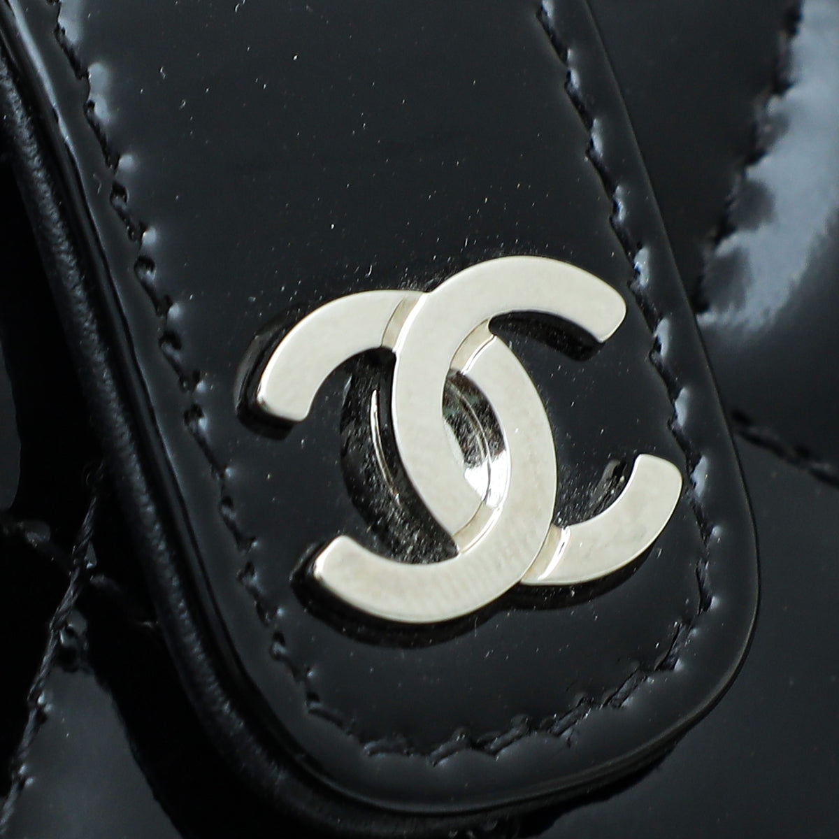 Chanel Black CC Phone Holder Pouch