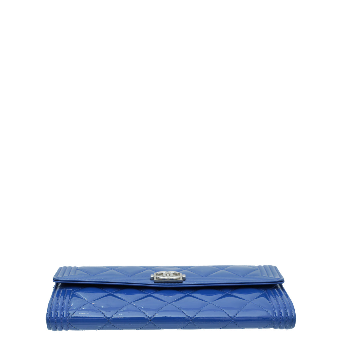 Chanel Blue Le Boy Long Flap Wallet