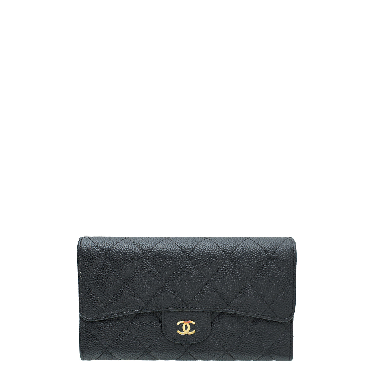 Chanel Black CC Classic Long Wallet