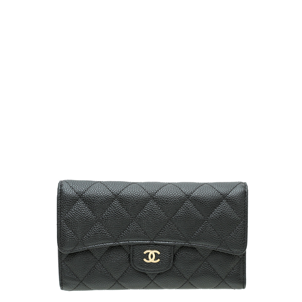 Chanel Black CC Classic Flap Wallet