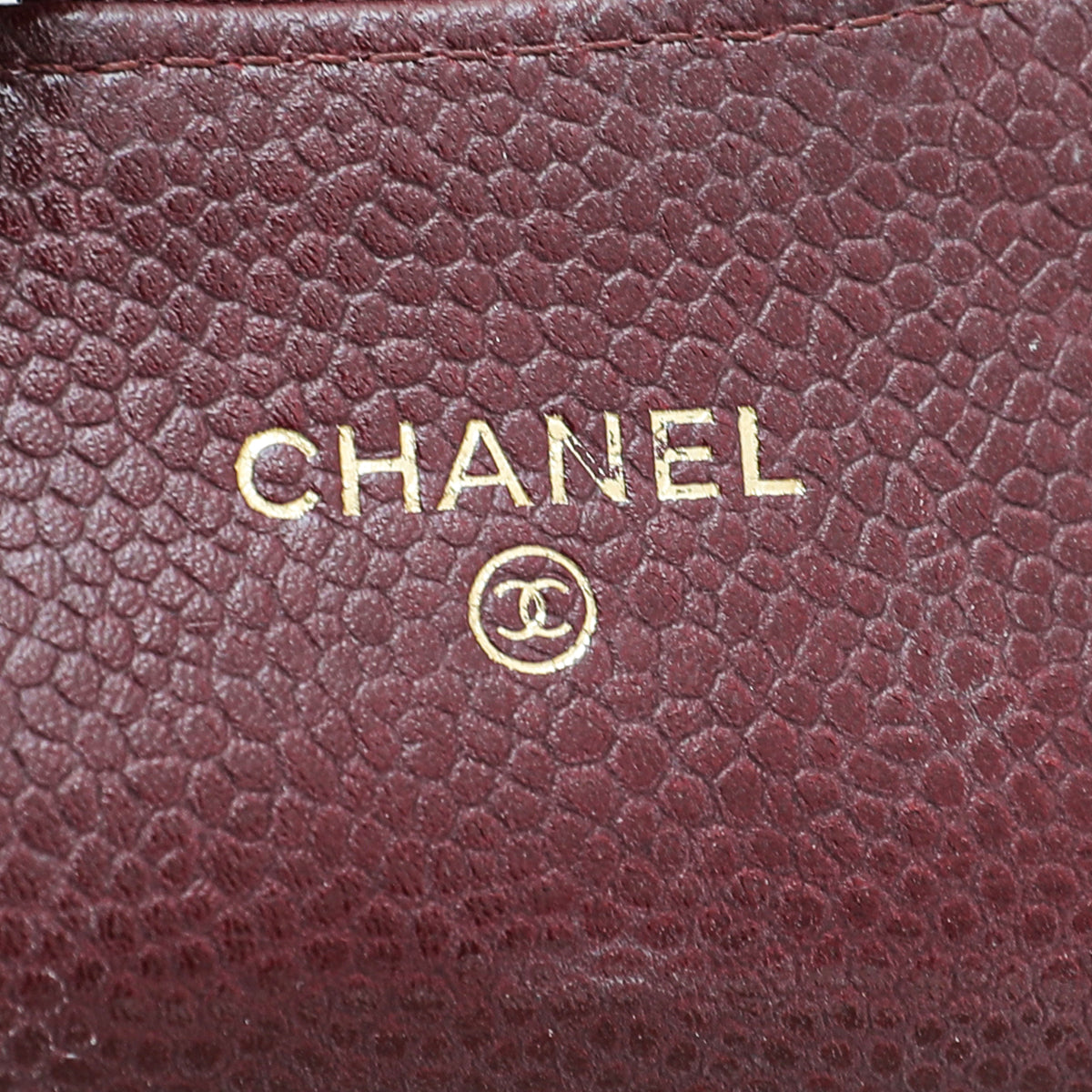 Chanel Burgundy Classic Small Wallet