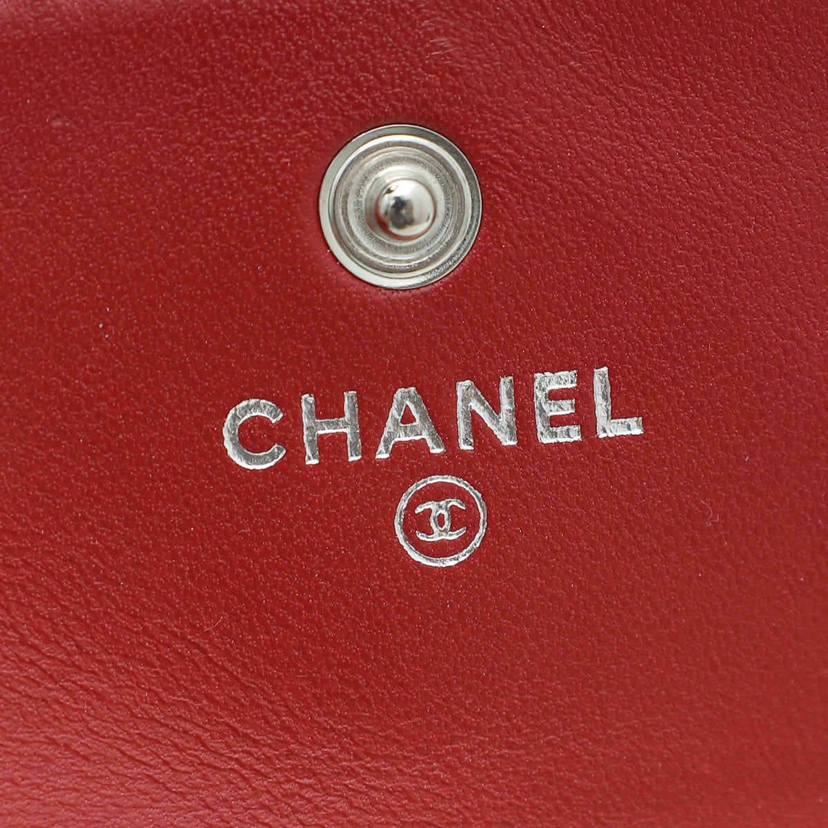 Chanel Red CC Classic Long Flap Wallet