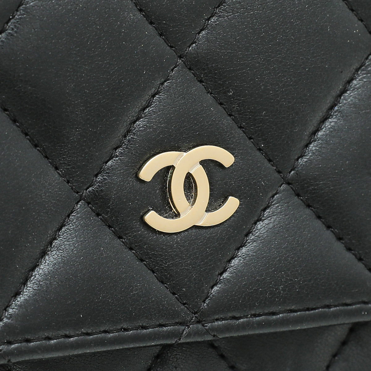 Chanel Black CC Classic Flap Wallet