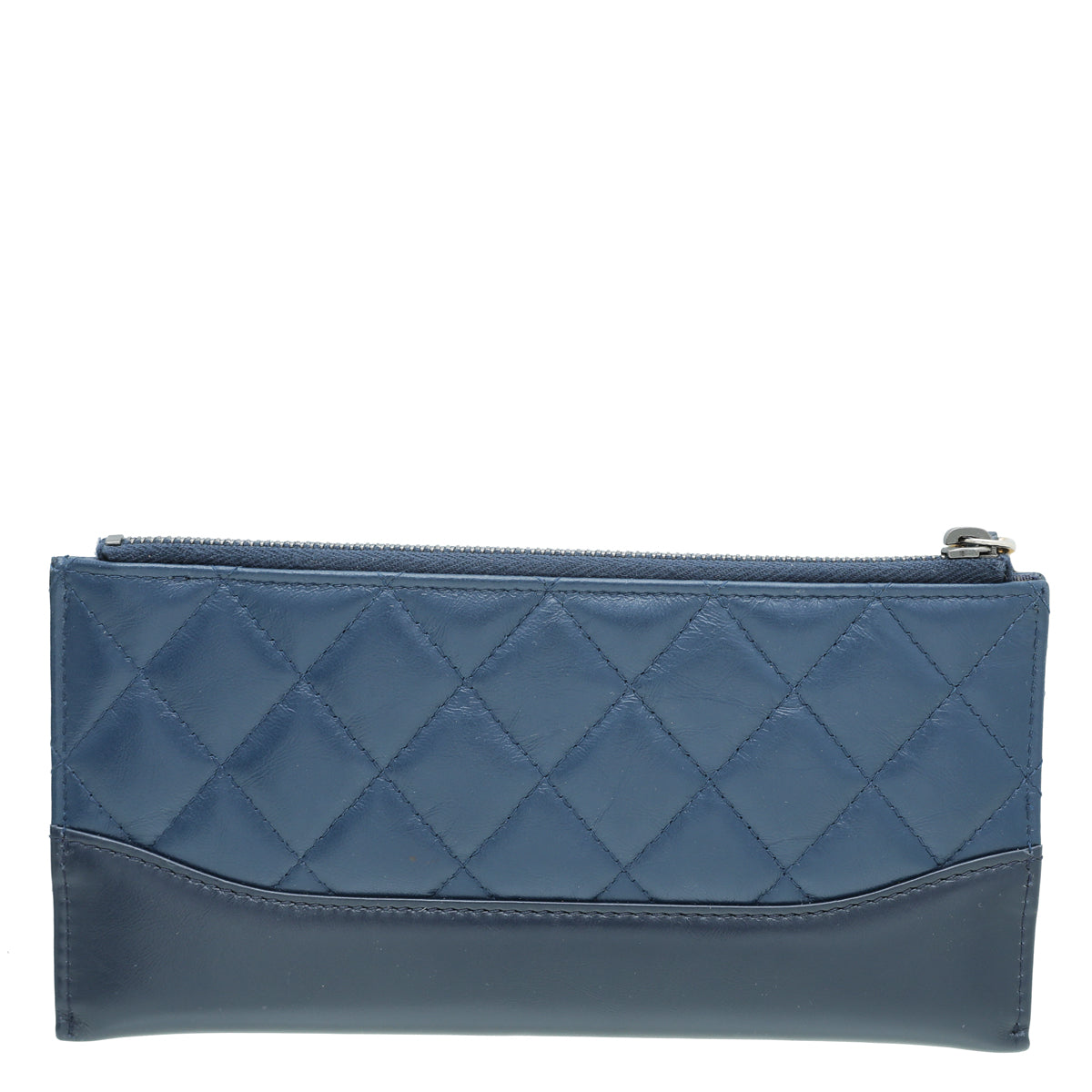 Chanel Navy Blue Gabrielle Zip Pouch