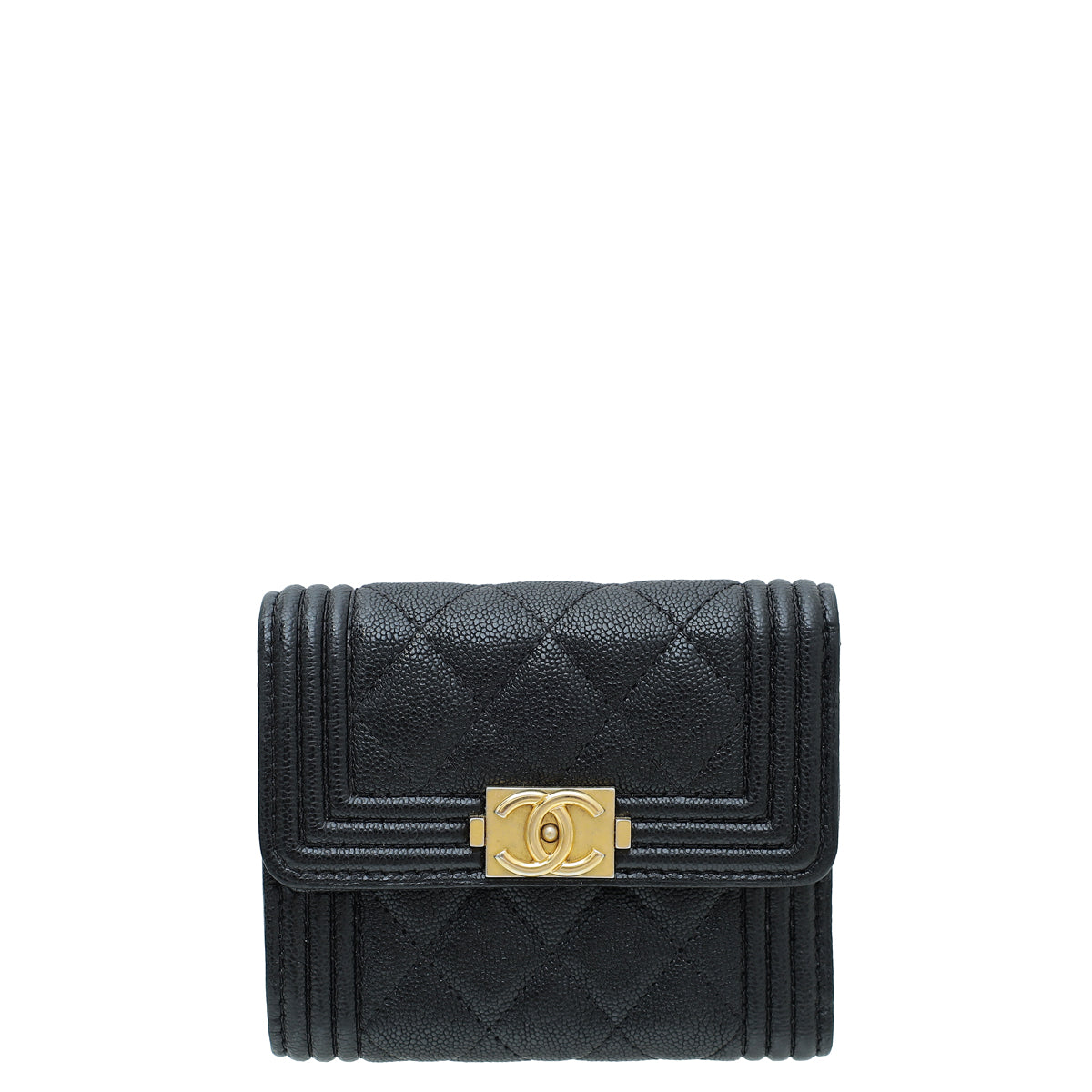 Chanel Black Le Boy Small Wallet