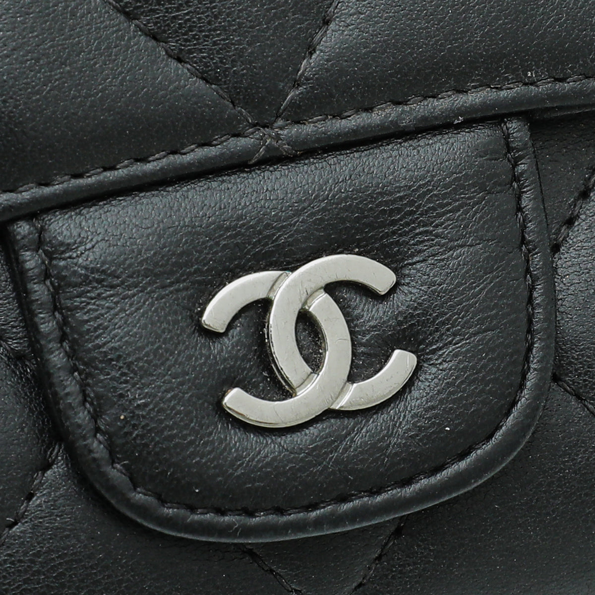 Chanel Black CC Classic Flap Wallet