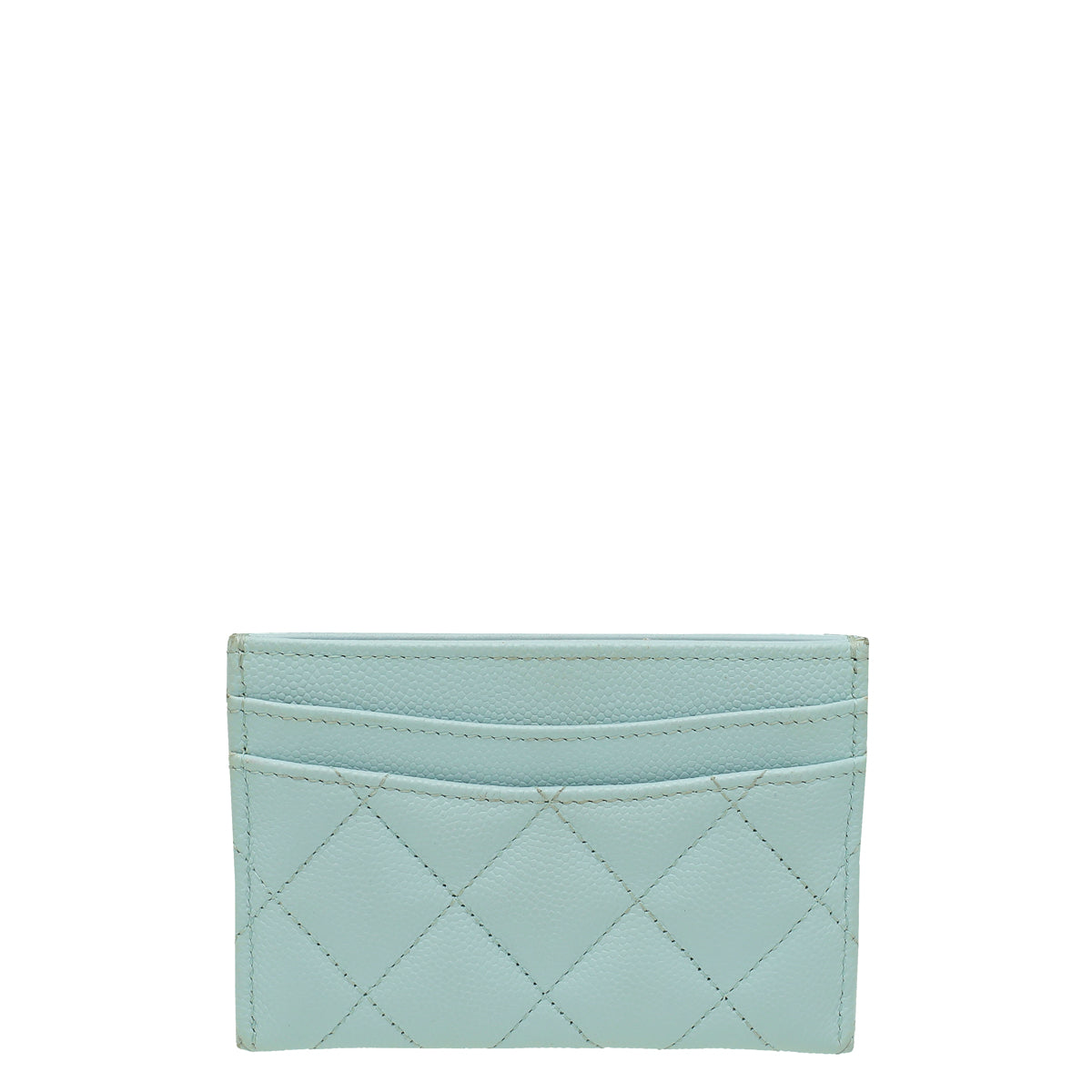 Chanel Sky Blue CC Classic Card Holder