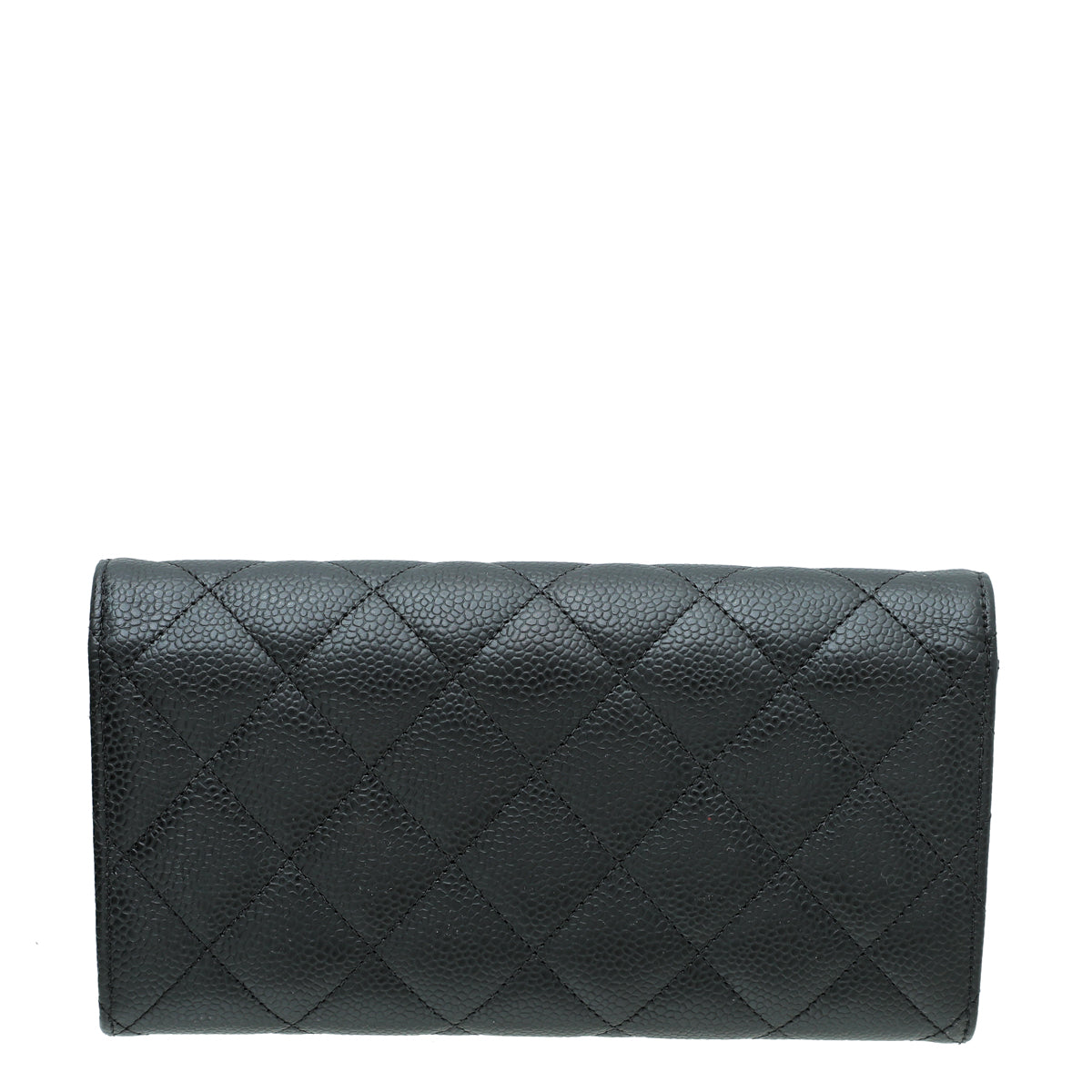 Chanel Black L-Gusset Flap Wallet