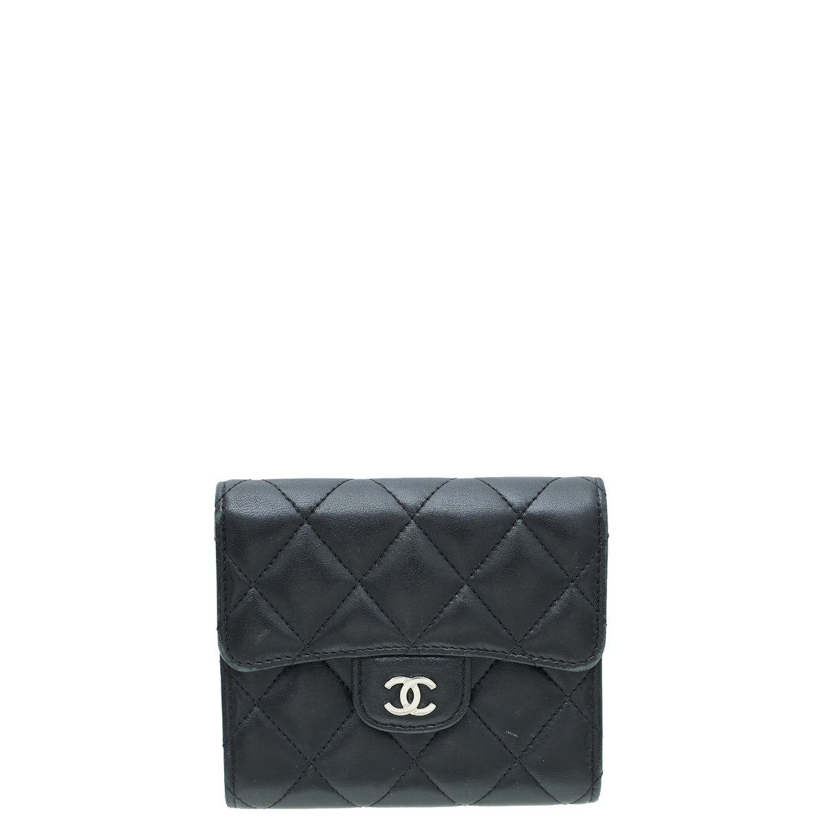 Chanel Black CC Classic Small Flap Wallet