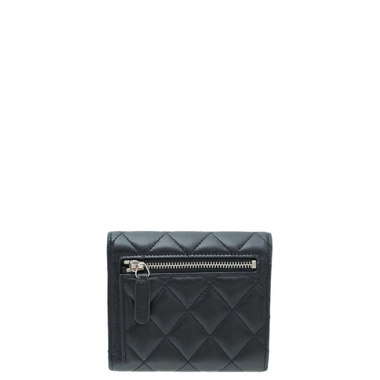 Chanel Black CC Classic Small Flap Wallet