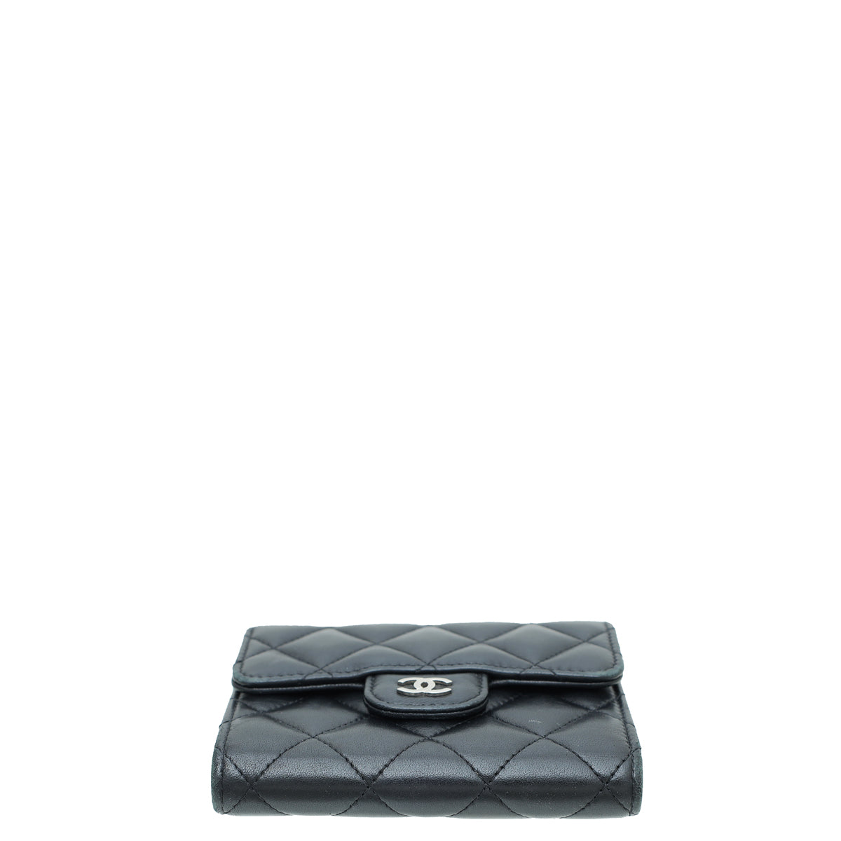 Chanel Black CC Classic Small Flap Wallet