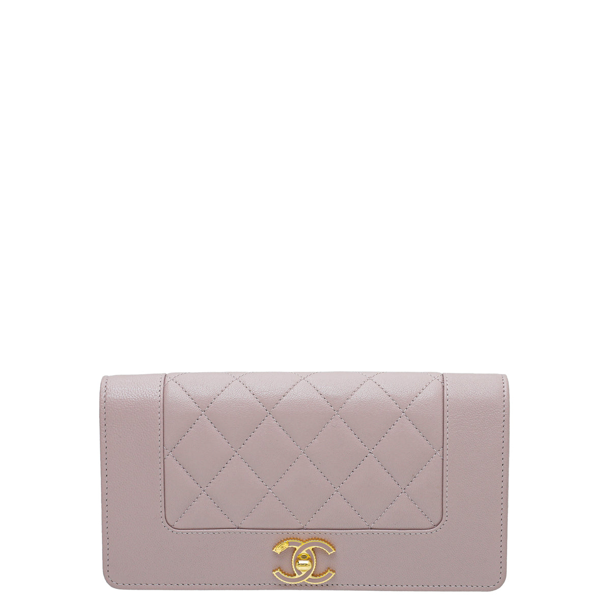 Chanel Pink Mauve Paris in Rome Flap Wallet