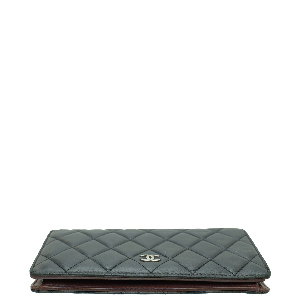 Chanel Black CC Classic Yen Wallet