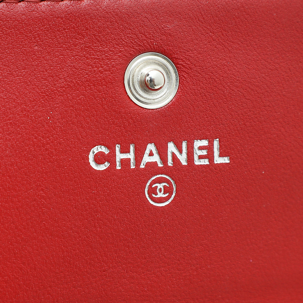 Chanel Red CC Classic Long Flap Wallet