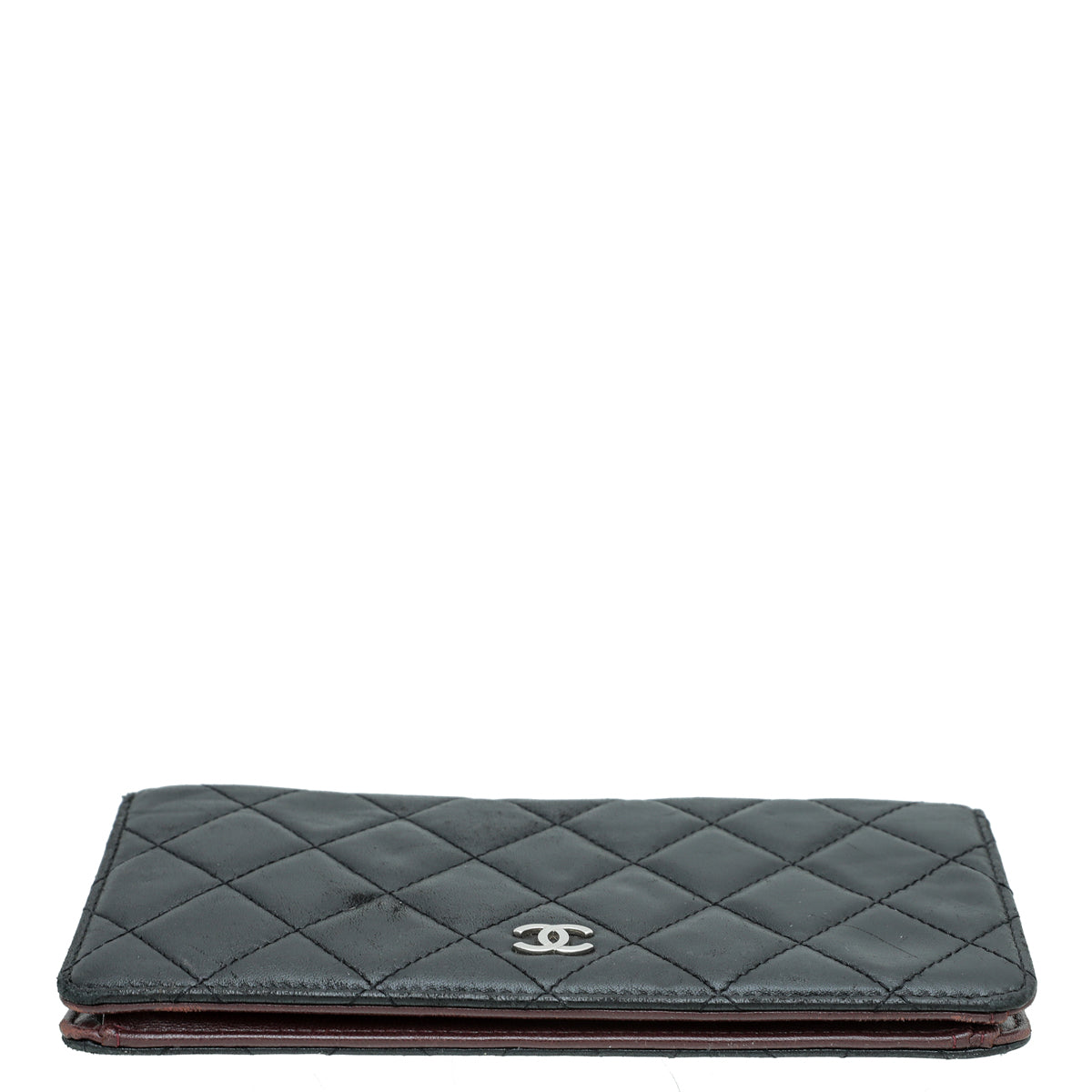 Chanel Black CC Classic Yen Wallet