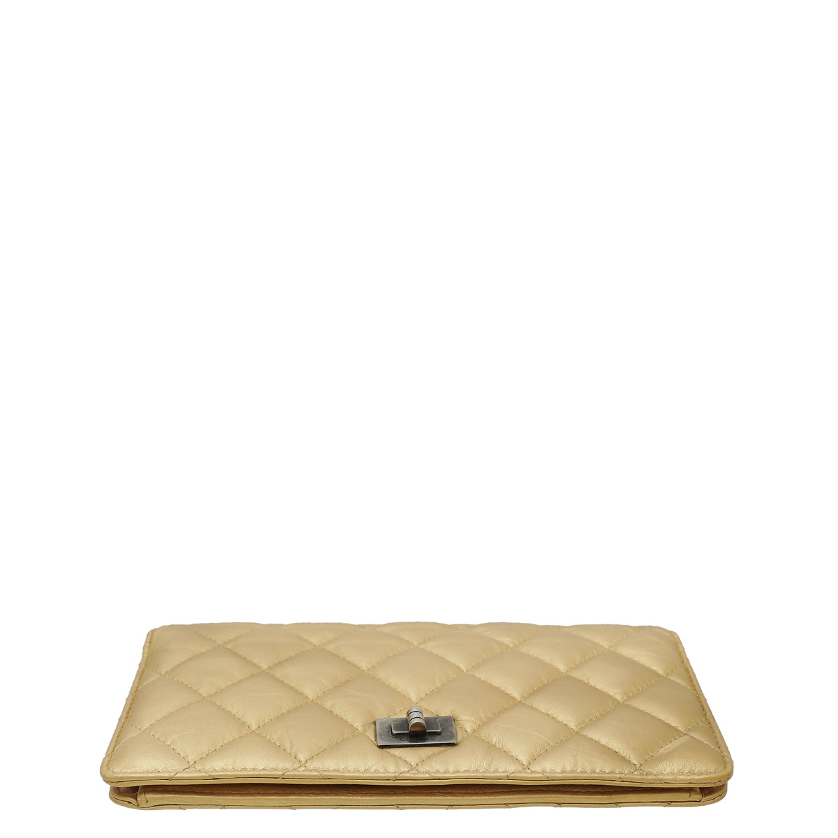 Chanel Gold Reissue Yen Aged Wallet