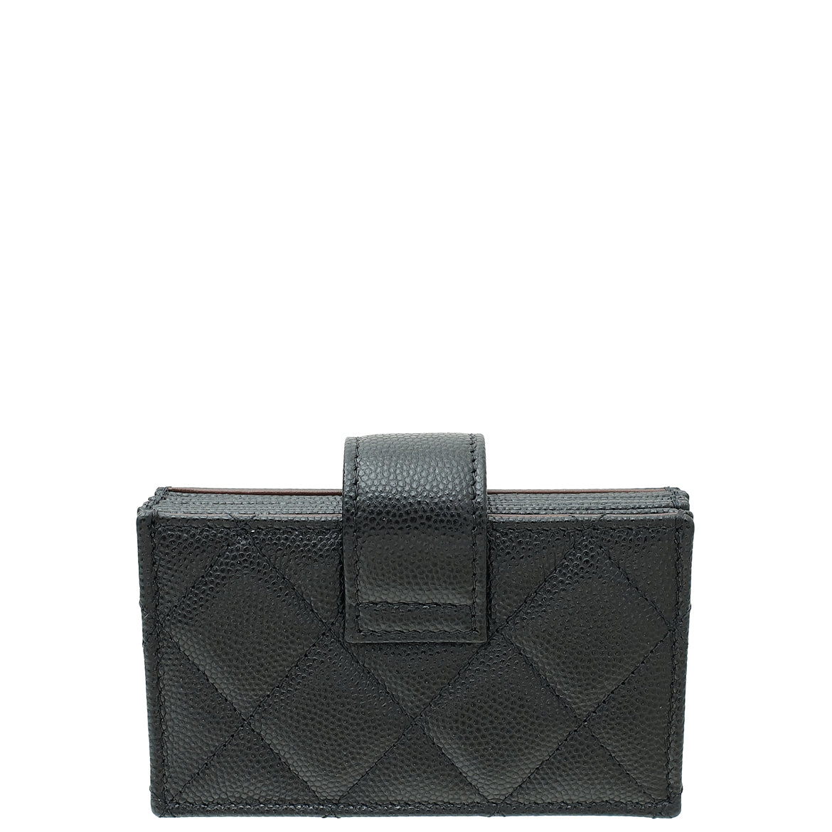 Chanel Black CC Classic 5 Gusset Card