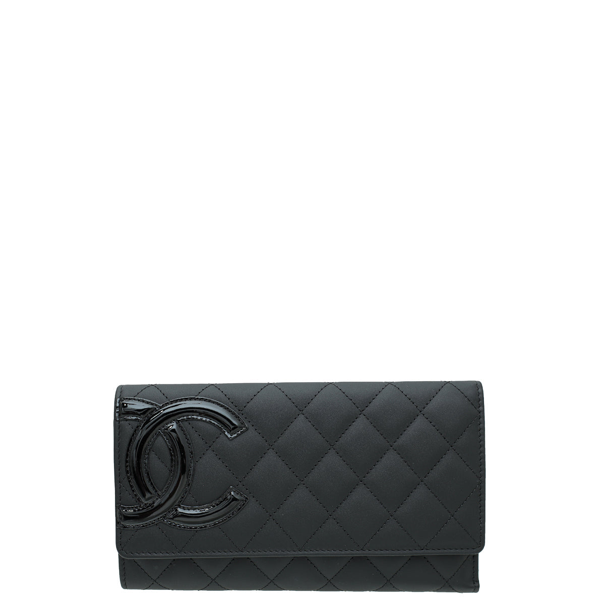 Chanel Black CC Cambon Organizer Large Wallet