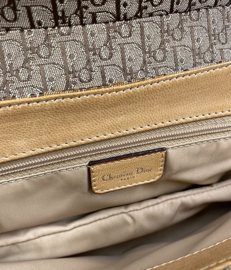 Vintage Dior Tan Oblique Bag