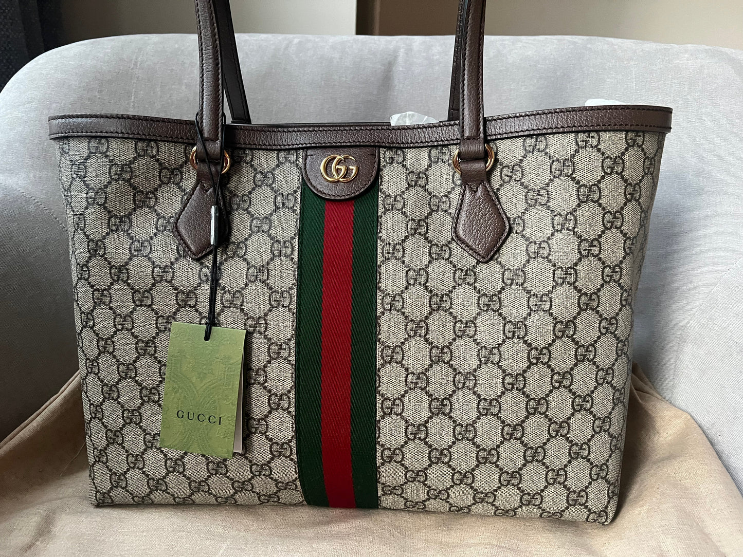 Gucci Ophidia GG Supreme Medium Tote (RRP £1310)