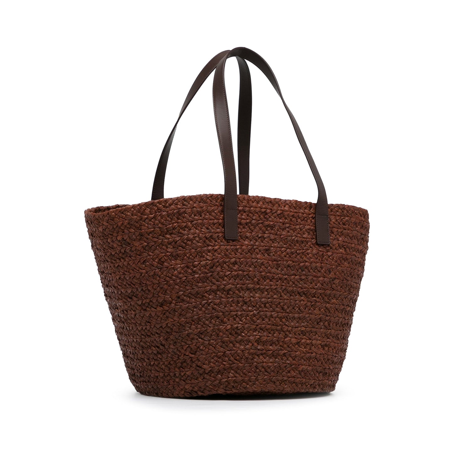 Yves Saint Laurent Tote Bag Brown Raffia