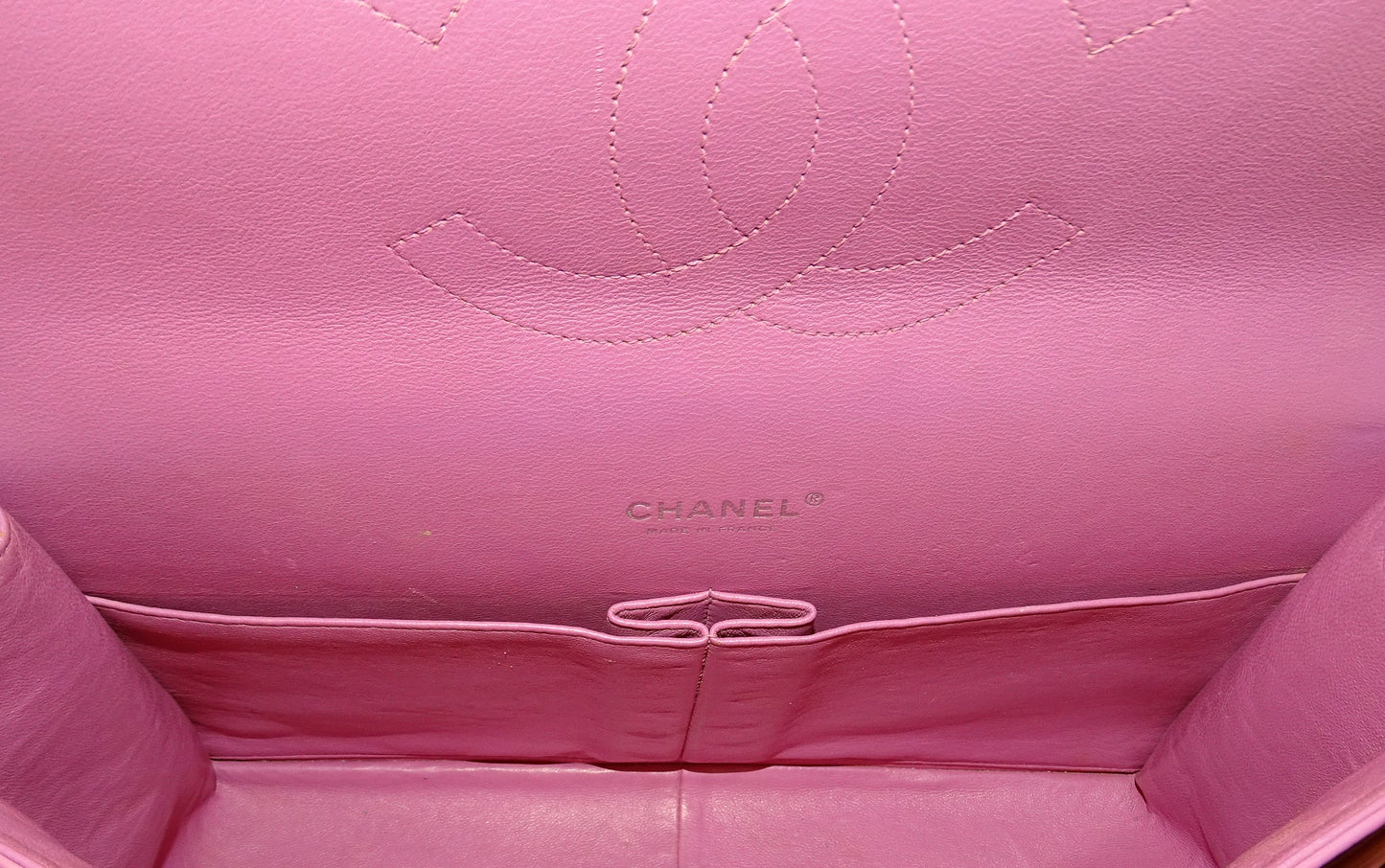 Chanel Pink Maxi Double Flap 14 Series