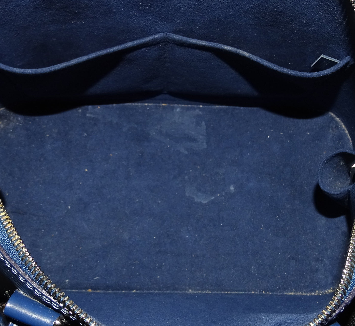 Louis Vuitton Navy Blue Epi Alma PM SN3173