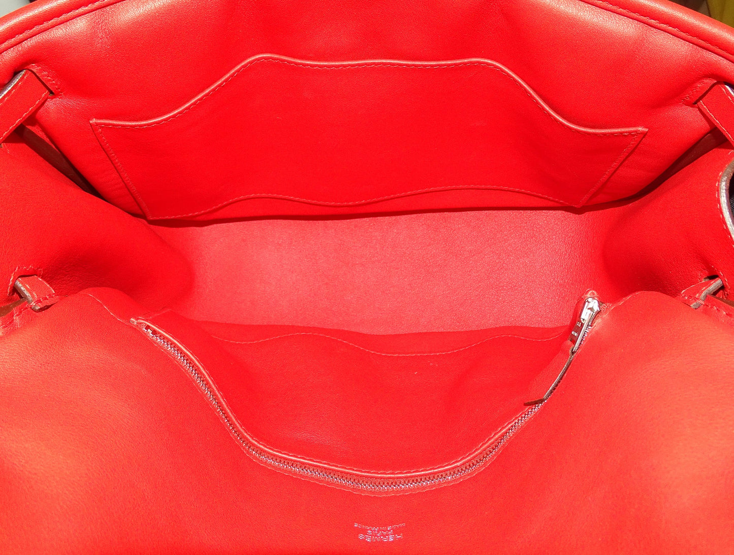 Hermes Red Vermillion Swift Sac Berline 28 2016