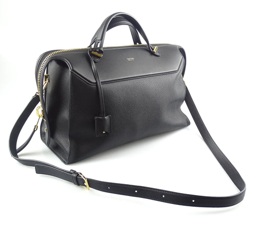 Tom Ford Edge Work Bag With Detachable Strap Black