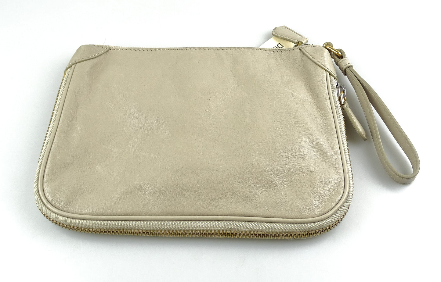 Marc By Marc Jacobs Washed Up Zip Clutch Uniform Taupe