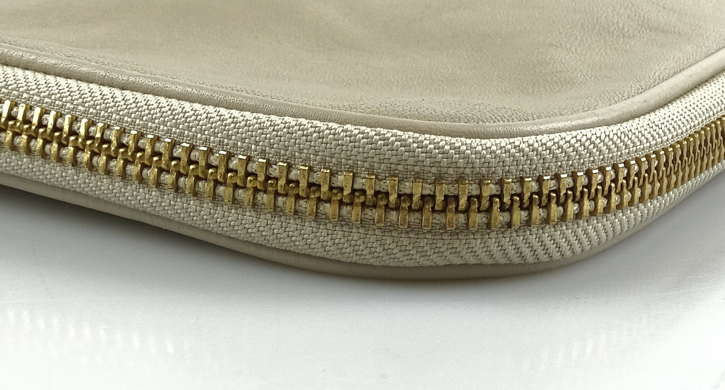 Marc By Marc Jacobs Washed Up Zip Clutch Uniform Taupe