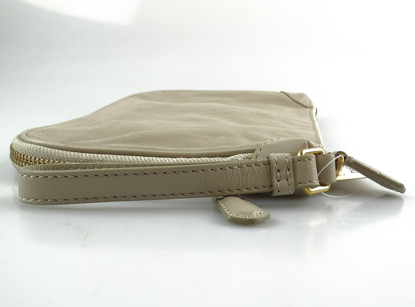 Marc By Marc Jacobs Washed Up Zip Clutch Uniform Taupe