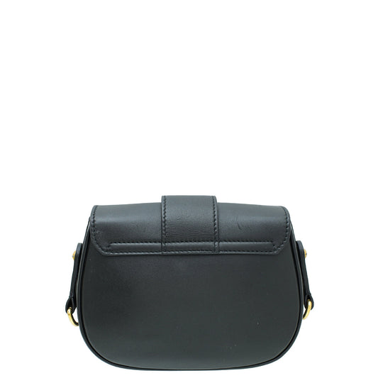 Christian Dior Black D Fence Saddle Small Bag