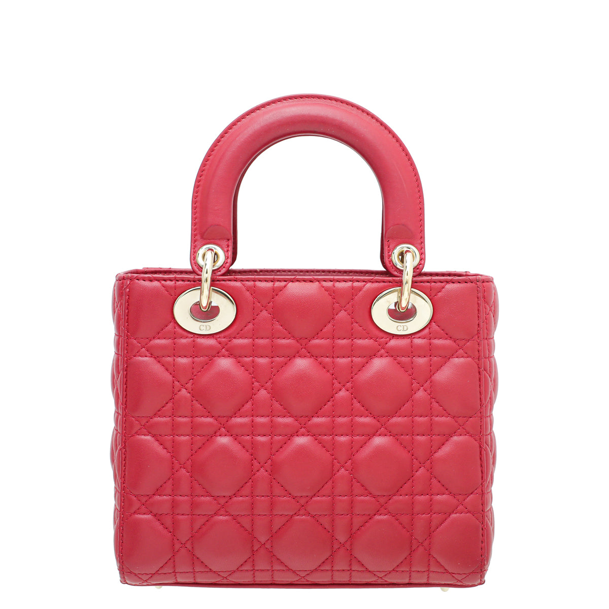 Christian Dior Red Lady Dior My ABCDIOR Small Bag