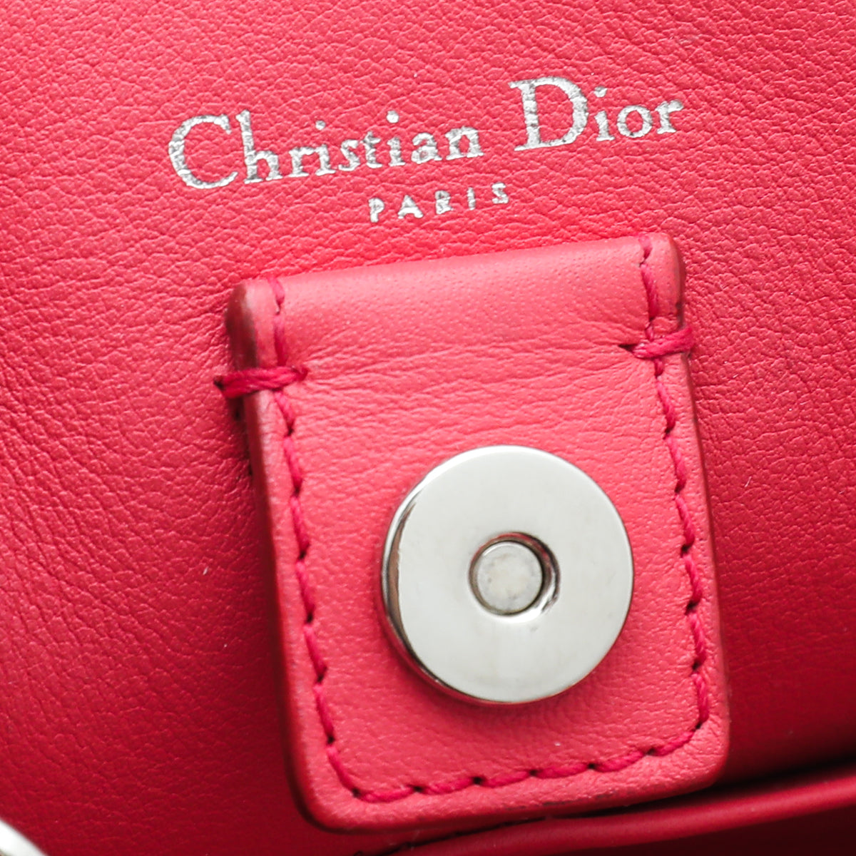 Christian Dior Neon Pink Diorissimo Mini Bag