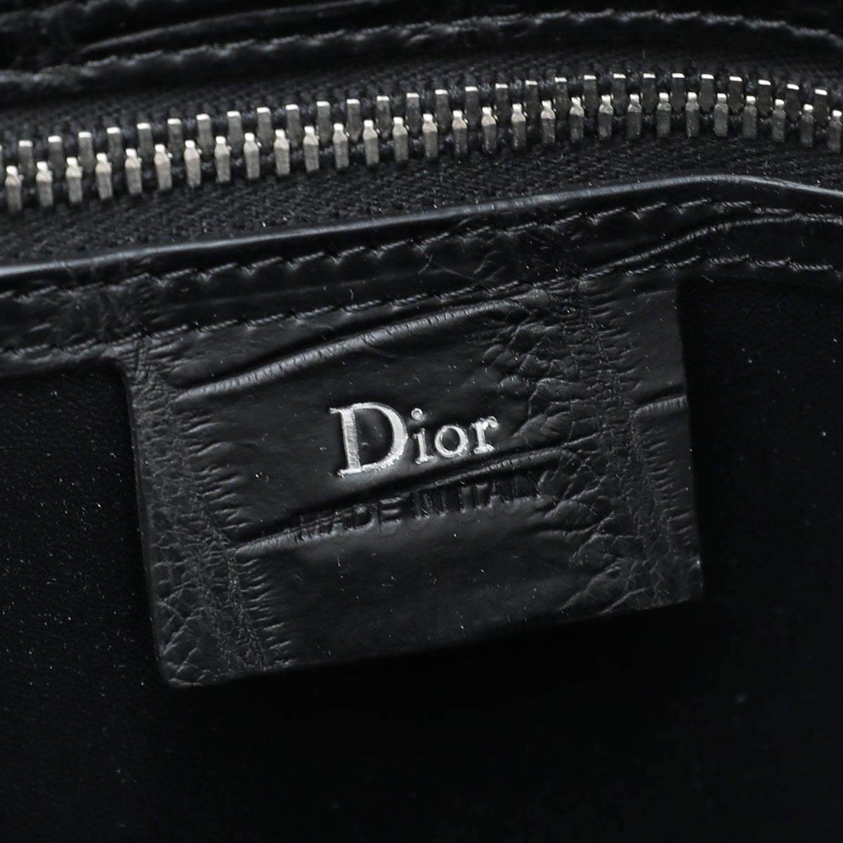 Christian Dior Black Alligator Homme Briefcase