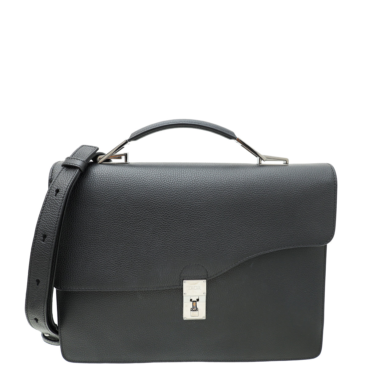 Christian Dior Black Elite Briefcase Bag