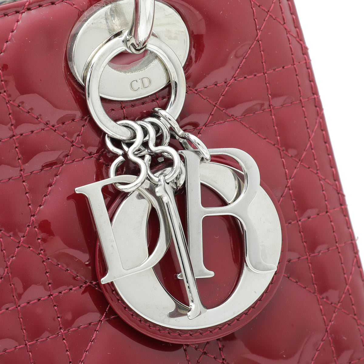 Christian Dior Cerise Lady Dior Medium Bag