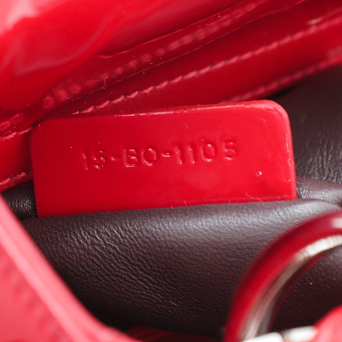 Christian Dior Red Lady Dior Mini Bag