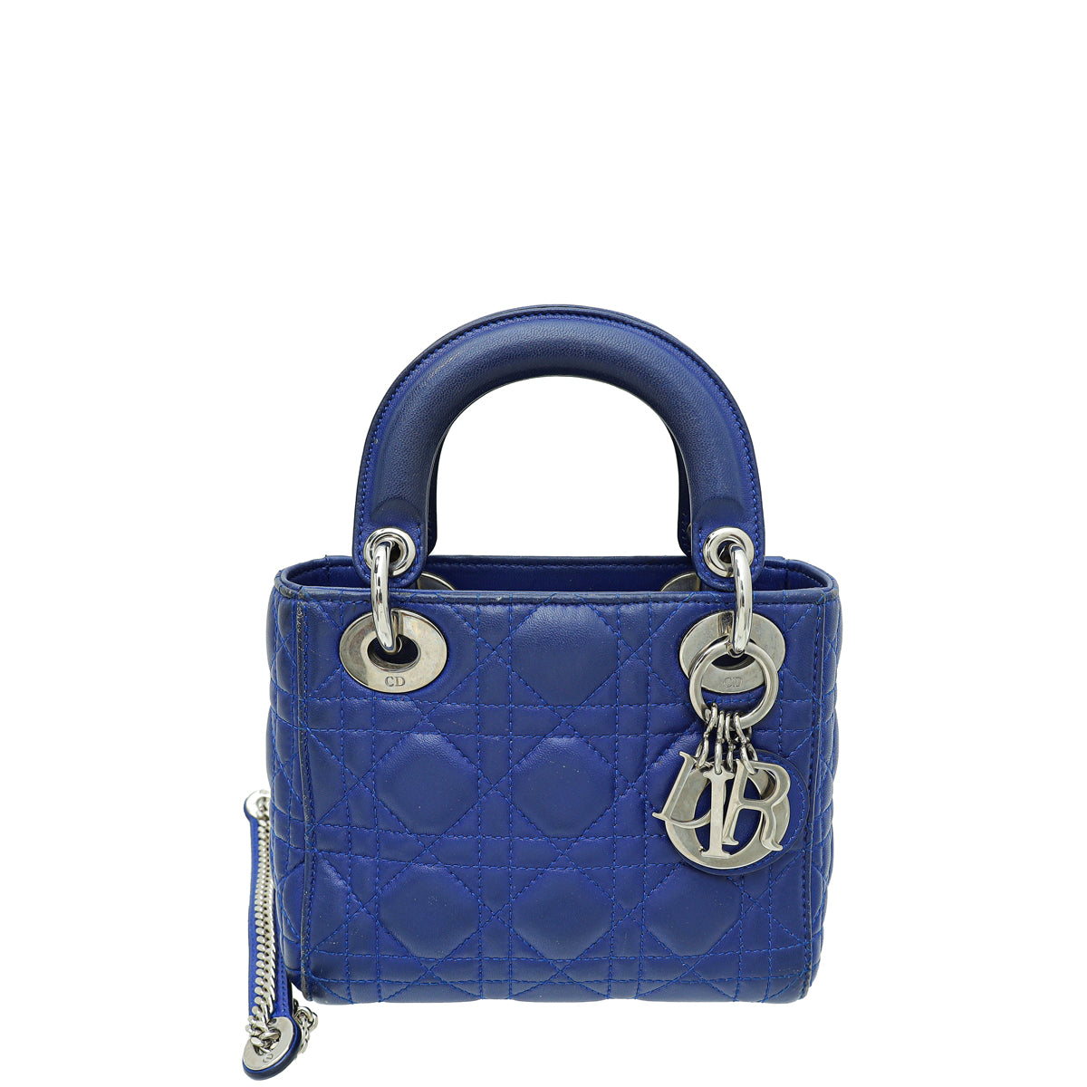 Christian Dior Blue Mini Chain Lady Dior Bag