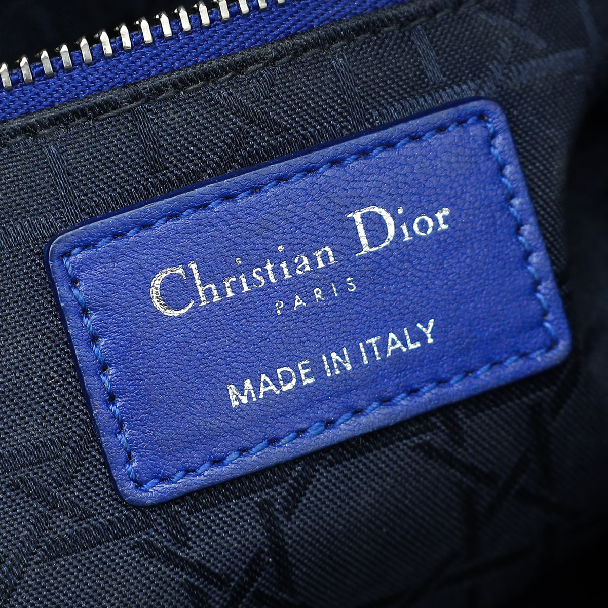 Christian Dior Blue Mini Chain Lady Dior Bag