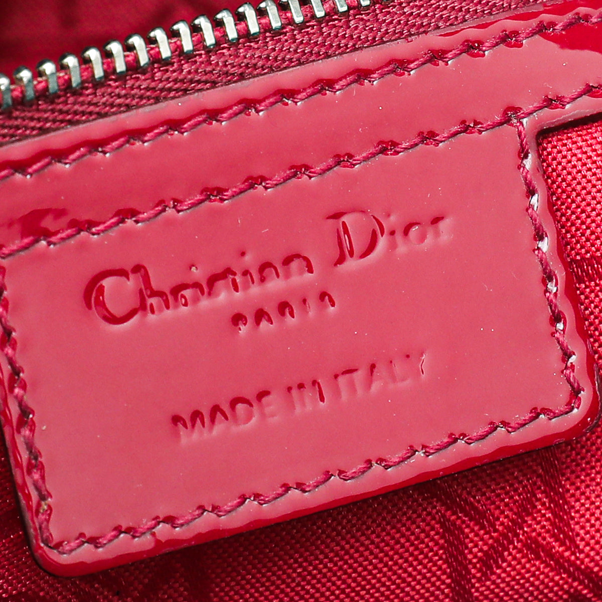 Christian Dior Cerise Lady Dior Medium Bag