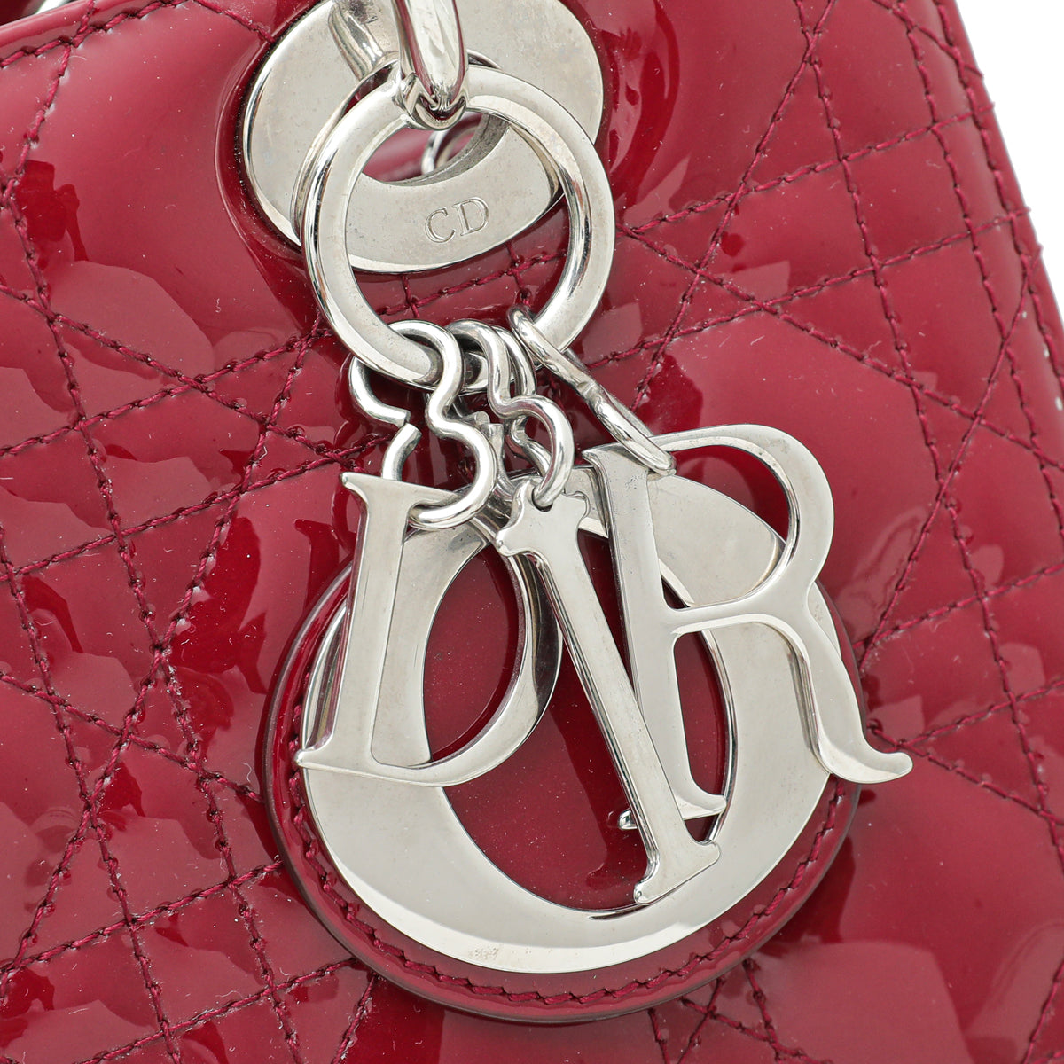 Christian Dior Cerise Lady Dior Medium Bag